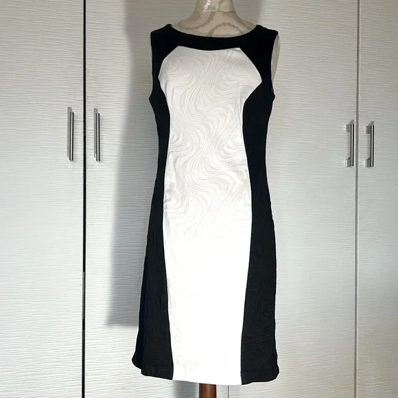 Soft and stretchy color block dress, Sz 8 - Picture 1 of 4